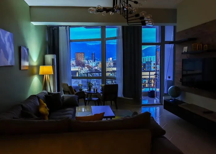 Lägenhet Cityscape 2br Kavaja St, 11 Fl, Dajti View *